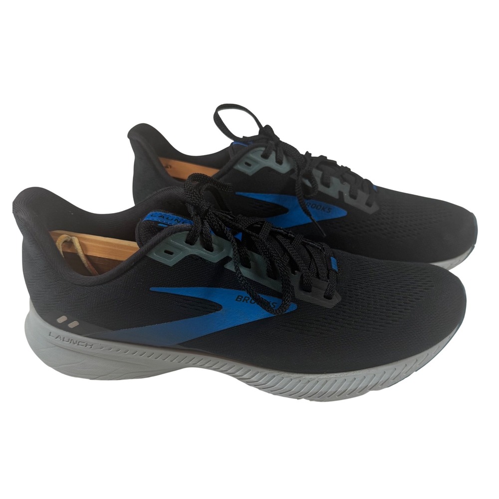 Brooks Launch 8 Mens Running‎ Shoes Navy Blue Grey 1103581D018 Size 12 Medium D